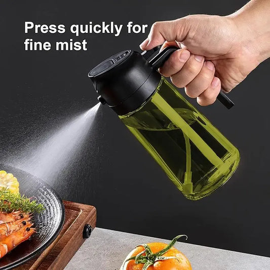 2-in-1 Light-Blocking Glass Oil Sprayer & Dispenser - Image 2
