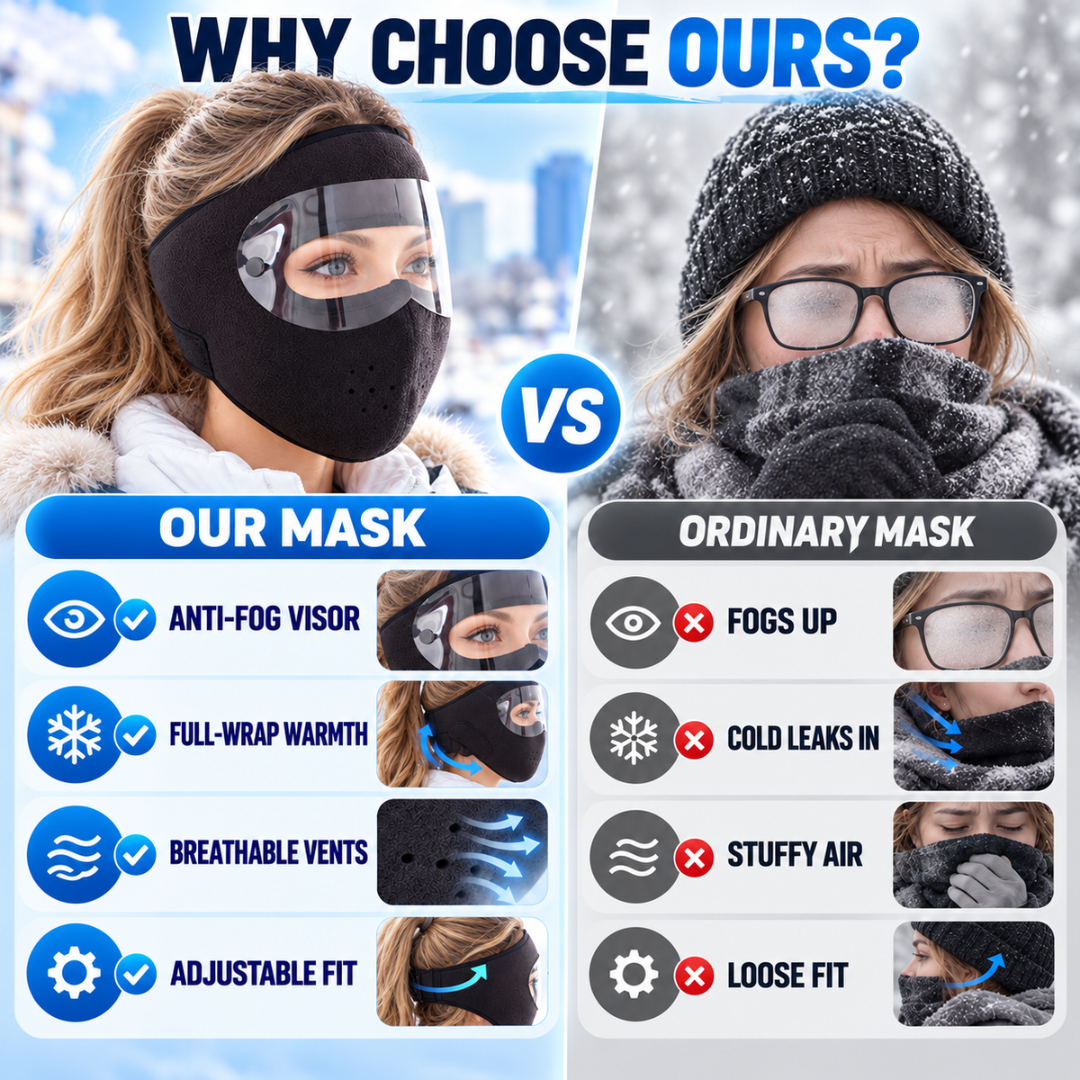 Windproof Fleece Full Face Shield - Image 10