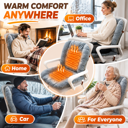 Plush Heated Chair Cushion - Image 14