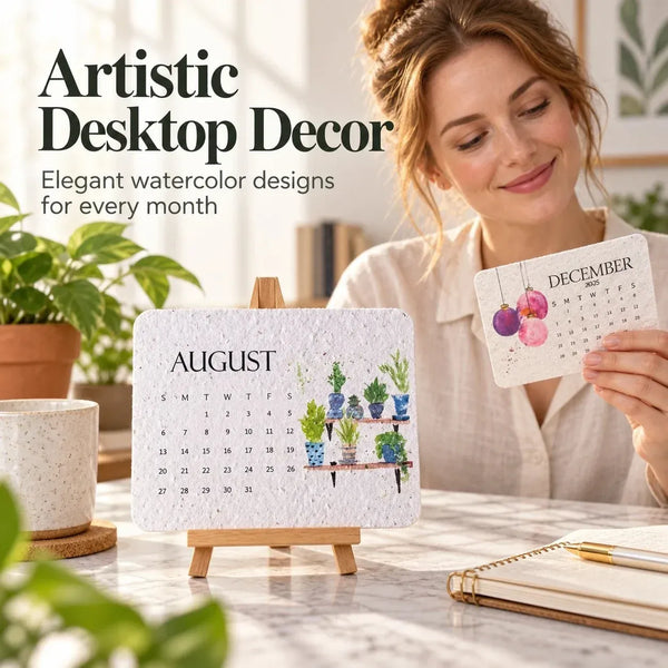 Plantable calendar grows into flowers
