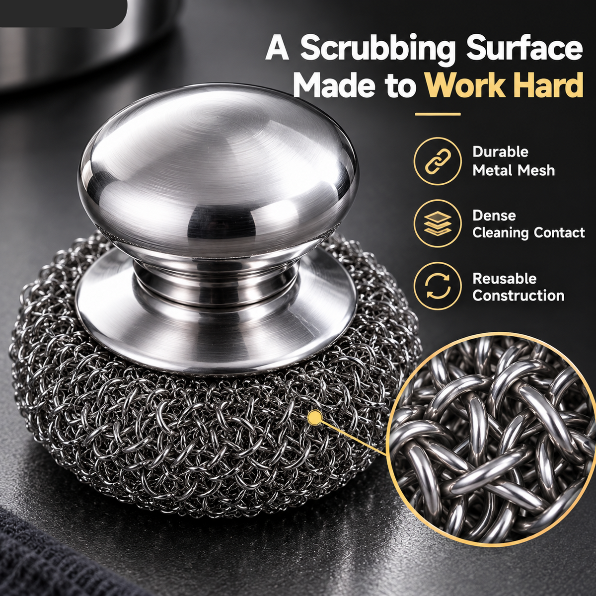 Cast Iron Scrubber - Image 7