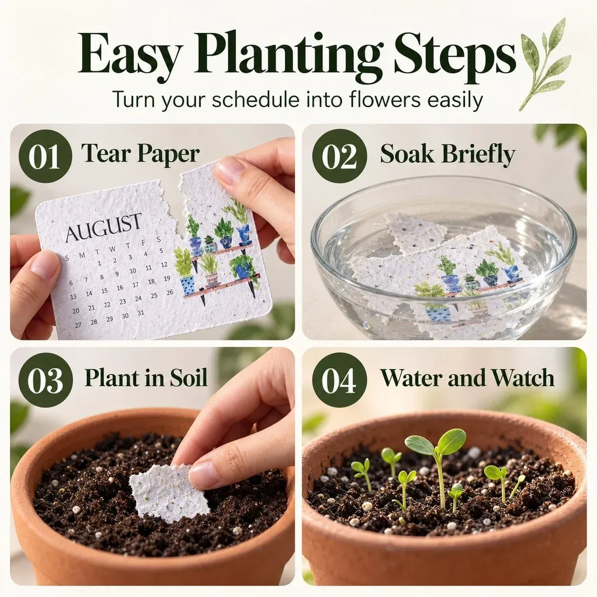 ✨🏆Early Holiday Sale 49% OFF🌱Eco-Friendly Plantable “Timeless” Seed Calendar 2027