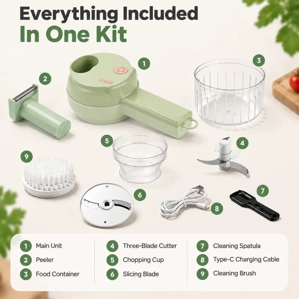 4-in-1 Food Chopper